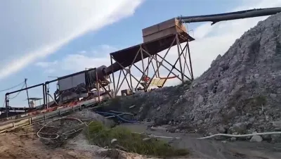 Draga minera de succión con cortador