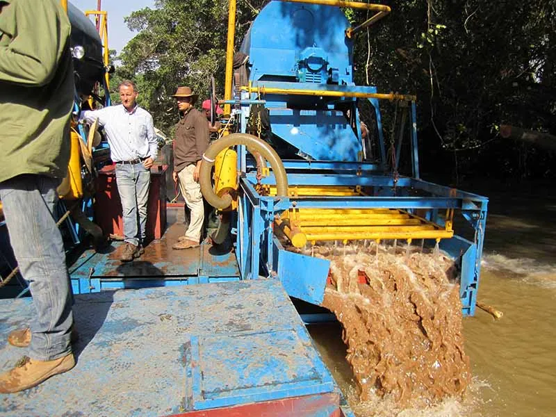 Equipos de minería de oro