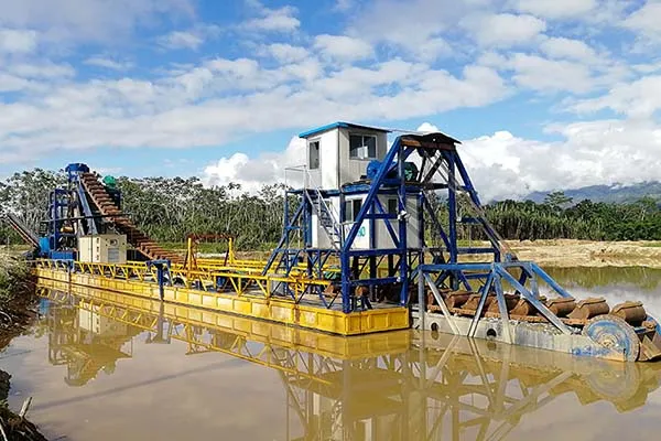 Draga de rosario minera